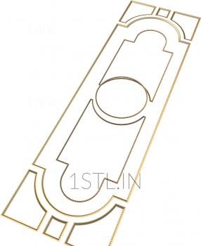 Door covers (DVN_0003) 3D model for CNC machine